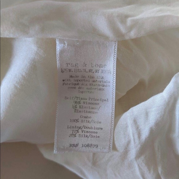 Rag & Bone Gabriela Front Zip Dress - sz 8 - Picture 10 of 11